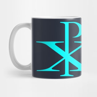 Chrismon (aquamarine) Mug